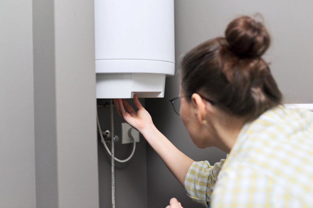 checking home water heater