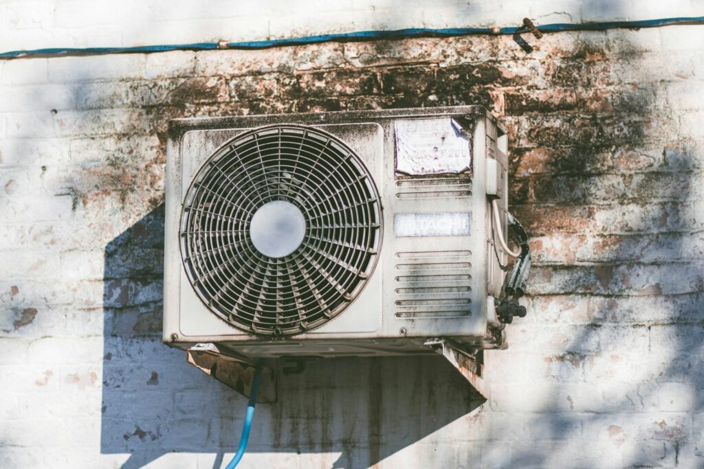 old heat pump